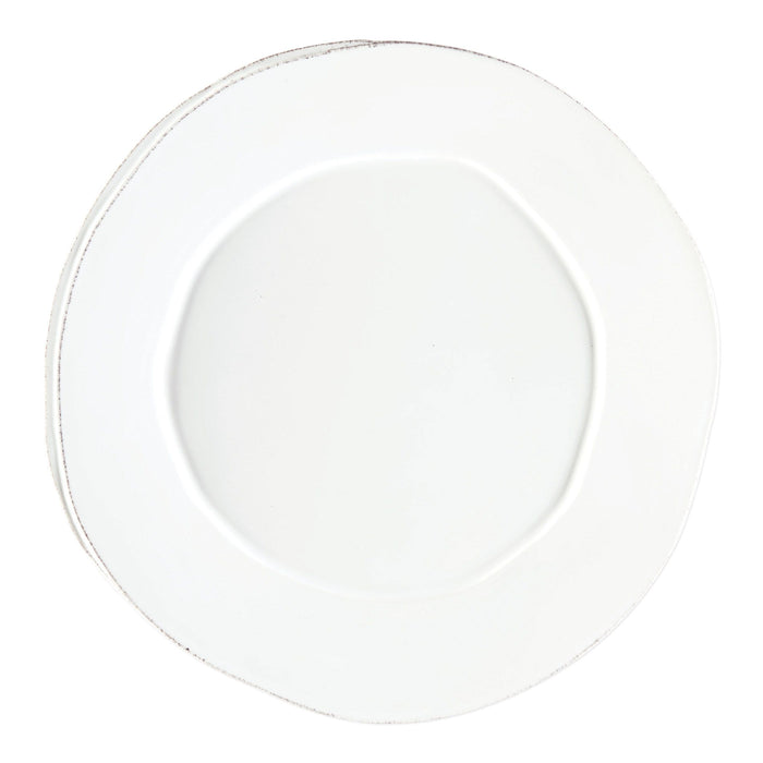 Lastra White Round Platter - Wilson Lee