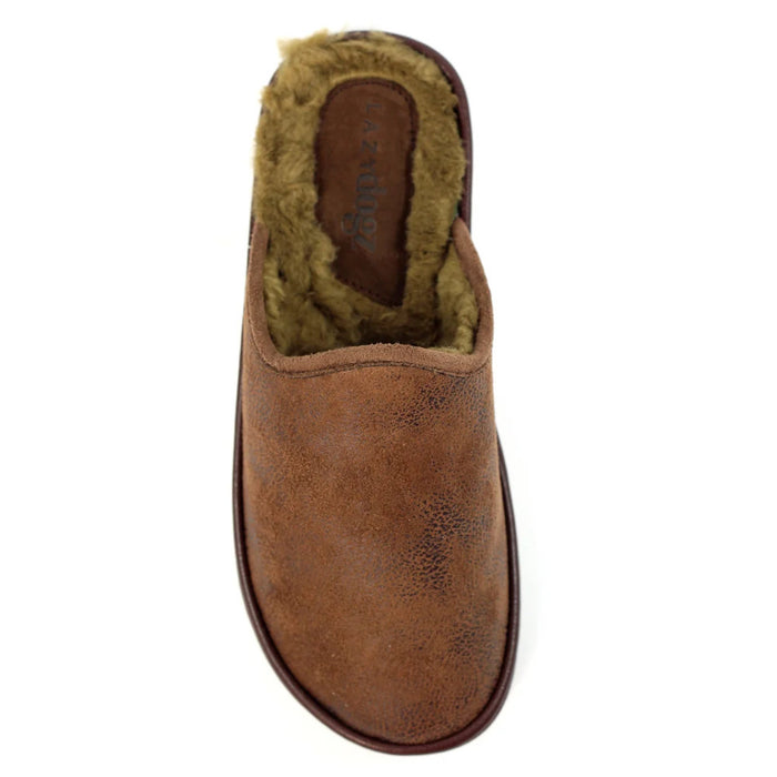 Lazy Dogz Glen II Brown Slipper KMD100 BR