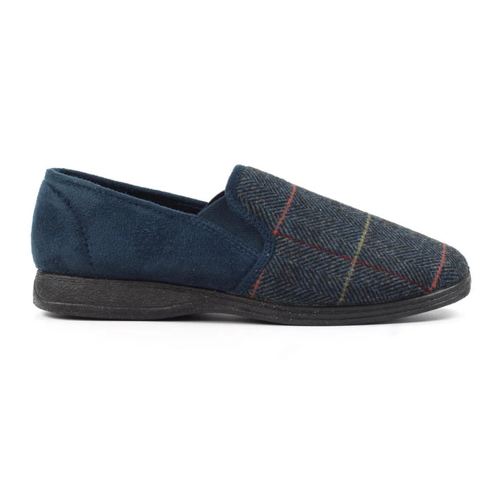 Lazy Dogz Harrison II Navy Slipper KMD106 BL