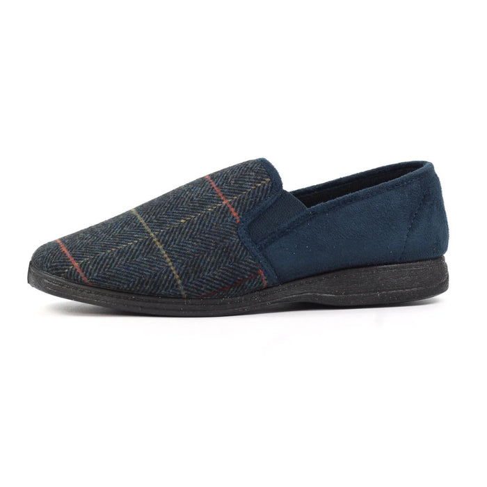 Lazy Dogz Harrison II Navy Slipper KMD106 BL