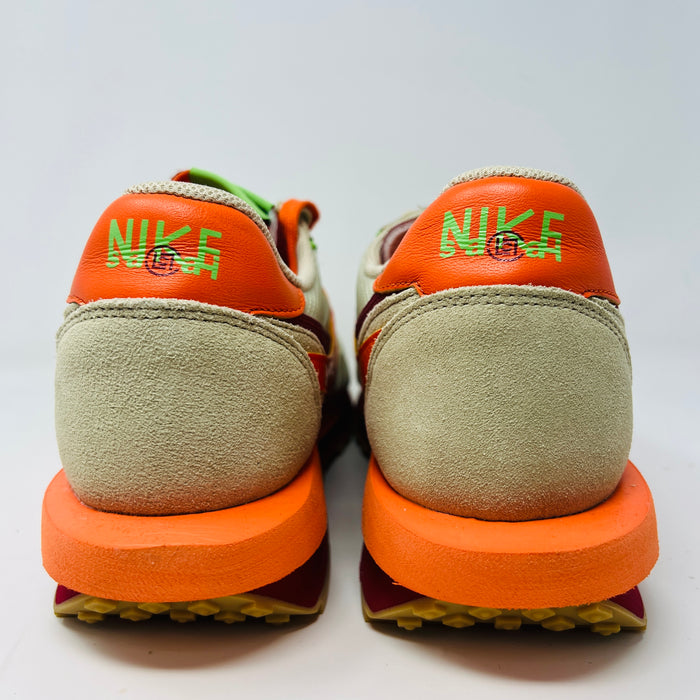 Nike LD Waffle sacai CLOT Kiss of Death Net Orange Blaze