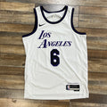Nike LeBron James LA Lakers City Edition Nike Swingman Jersey