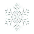 Dekra-Lite 24" LED Ropelight Arctic Snowflake