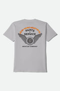Leeway Short Sleeve T-Shirt - Pebble Stone Worn Wash