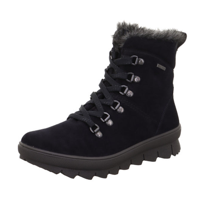 Legero Novara 2-000530-800 Oceano Navy Boots With Warm Lining