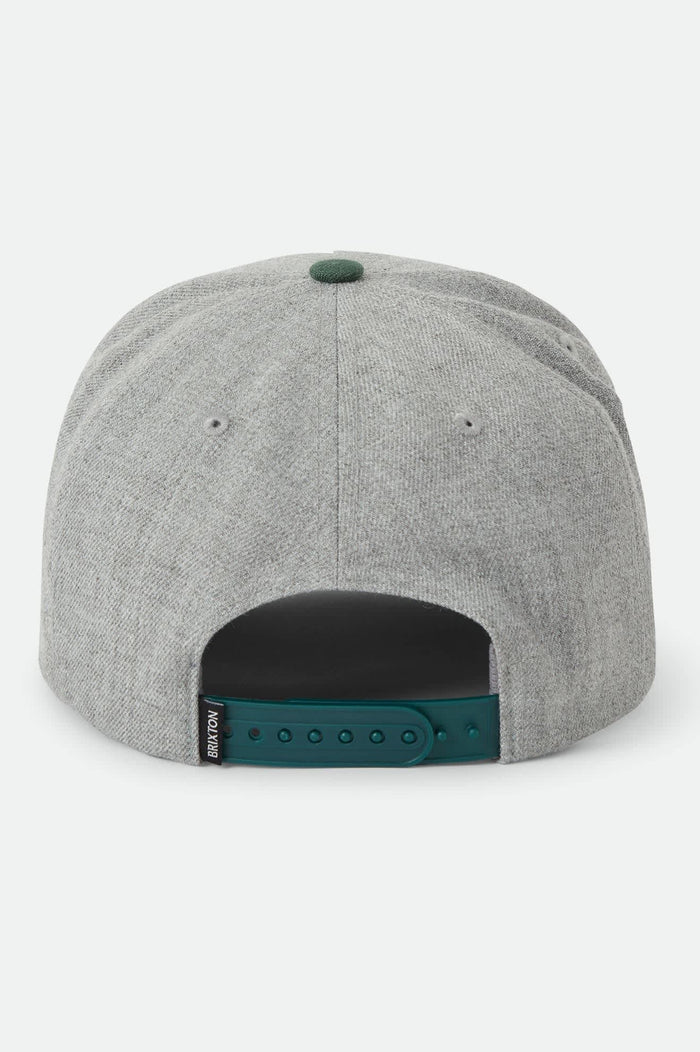 Linwood Netplus Snapback - Dark Heather Grey/Dark Green