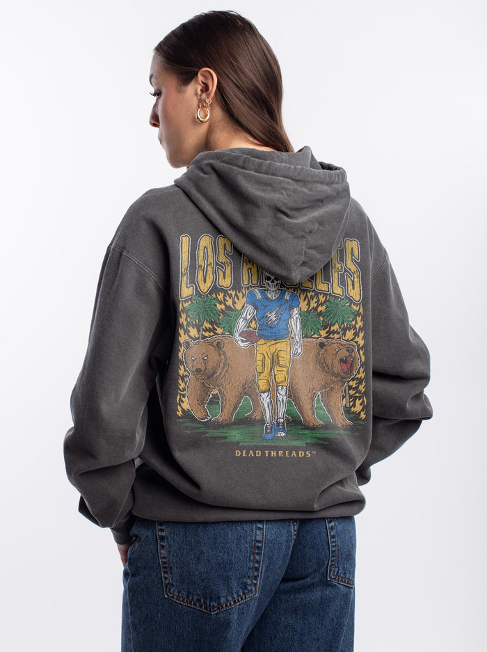 LOS ANGELES FOOTBALL - “DT ESSENTIAL" HOODIE – Hoodie – Dead Threads Apparel