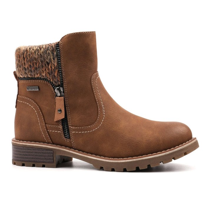 Lunar Breeze Tan W/proof Ankle Boot GLB233 TN
