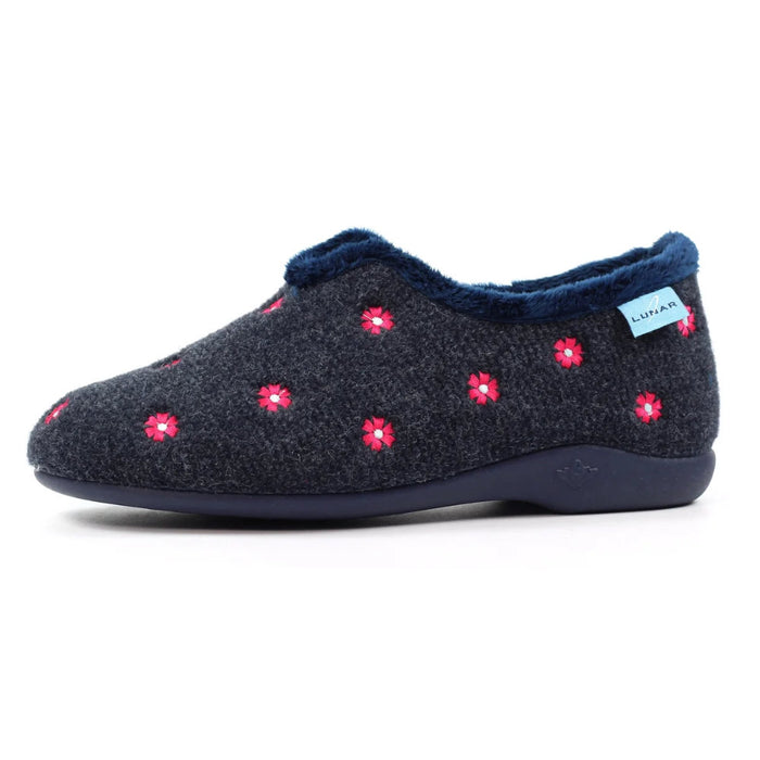 Lunar Havana Navy Slipper-KLA250 BL
