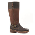 Lunar Joy Brown W/Proof Expanding Calf Long Boot GLR133 BR
