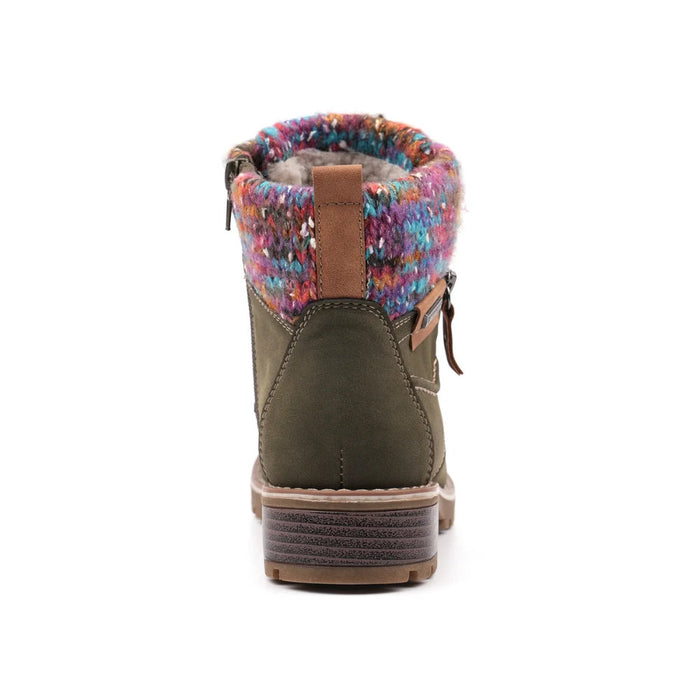 Lunar Tabasco Olive W/proof Ankle Boot GLB204 OL