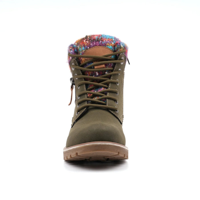 Lunar Tabasco Olive W/proof Ankle Boot GLB204 OL