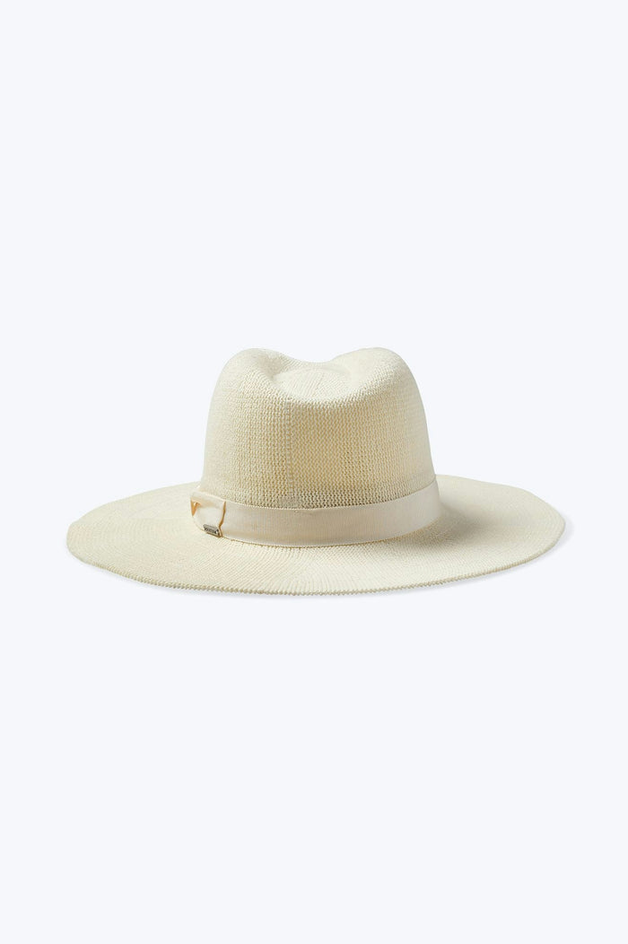 Back Laydown Image for Lyons Knit Packable Hat - Natural
