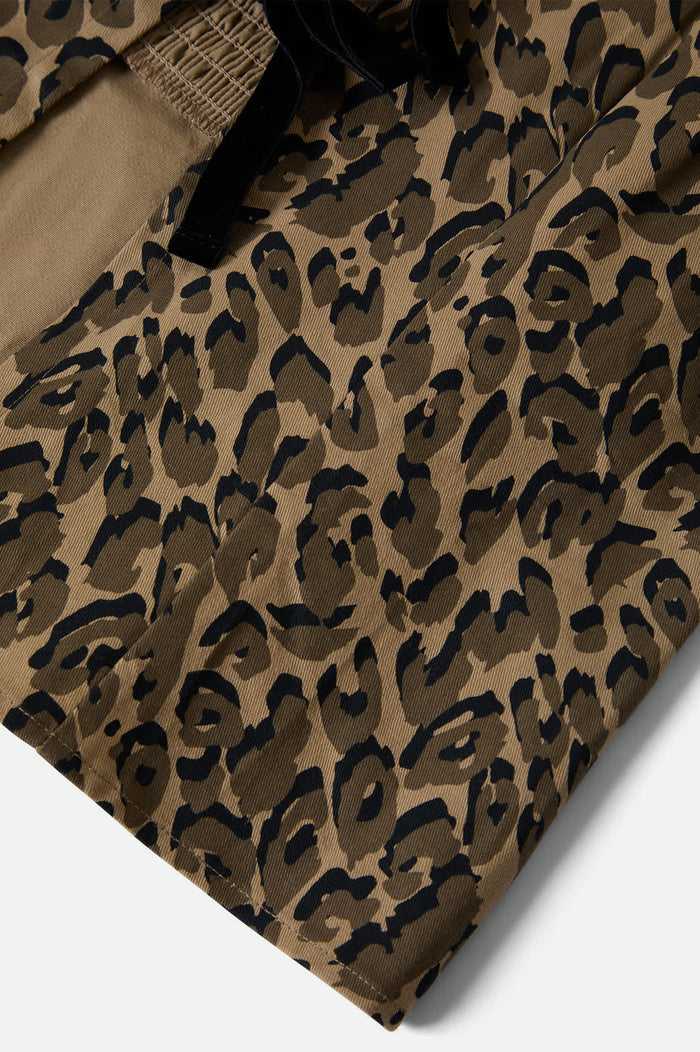 Women's Magnolia Tie Top in the color Brown Cheetah - Additional Laydown image