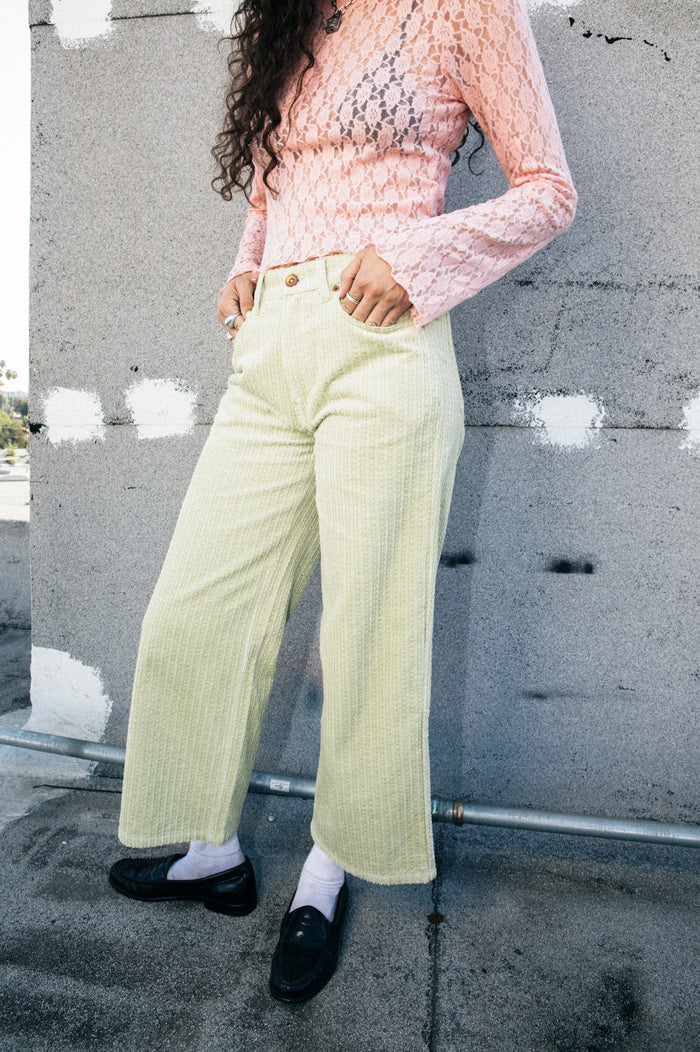 Margo Cropped 5-Pocket Pant - Elm