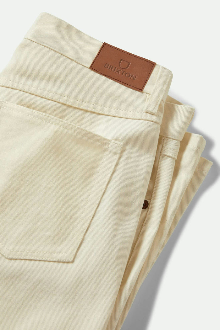 Women's Margo Cropped 5-Pocket Pant in the color Off White - Additional Laydown image