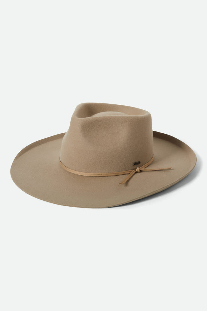 Women's Marlow Rancher Hat in the color Sand - Front Product View