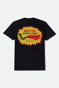 Mavis Short Sleeve T-Shirt - Black Worn Wash