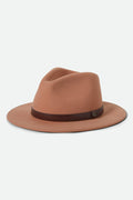 Unisex Messer Fedora in the color Italian Clay - Front Product View