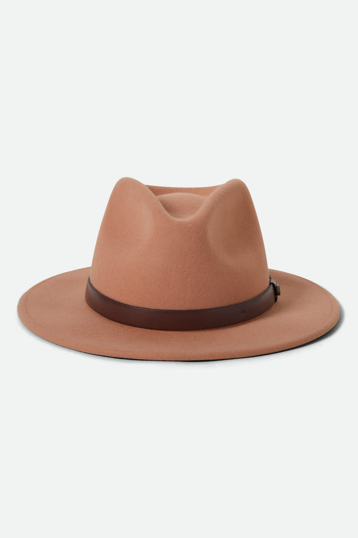 Unisex Messer Fedora in the color Italian Clay - Additional Laydown image