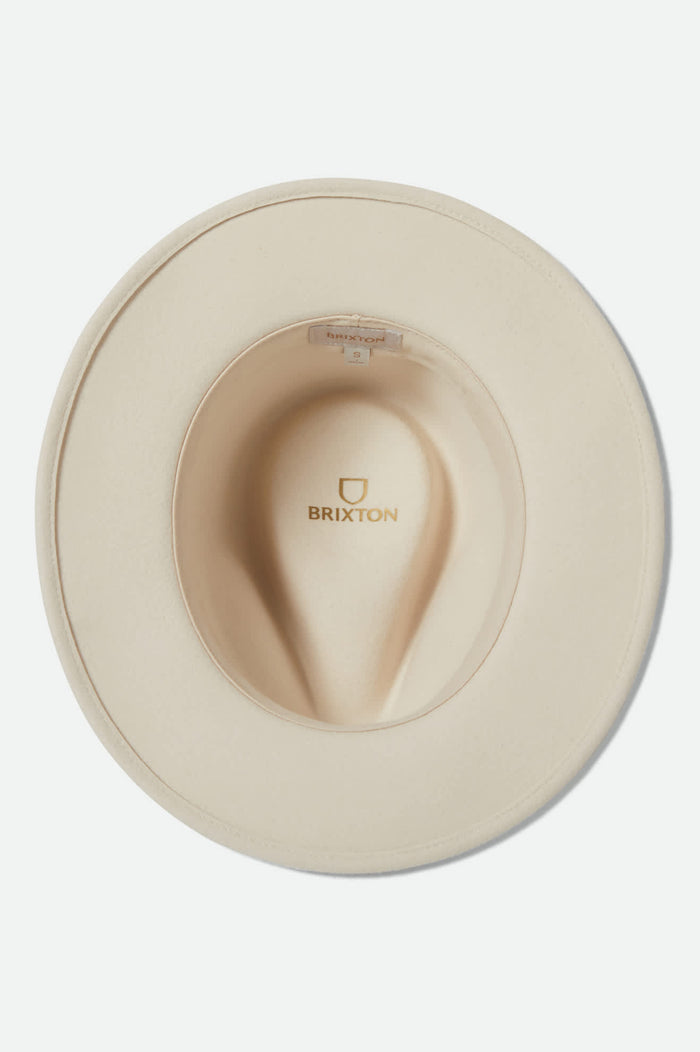 Unisex Messer Fedora in the color Off White - Additional Laydown image