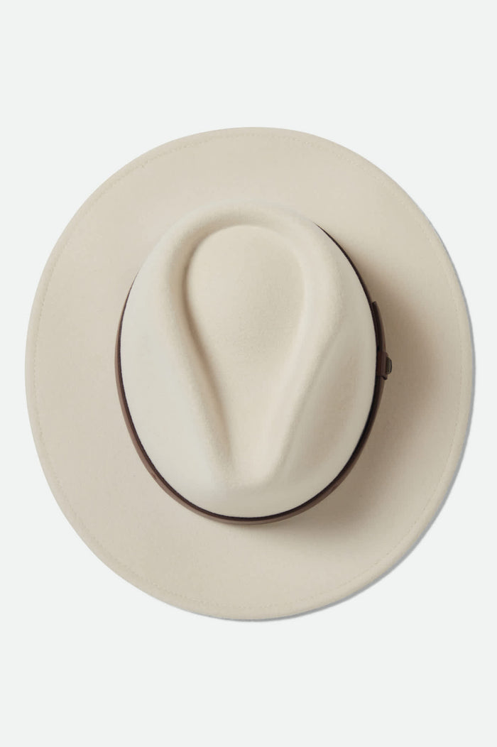 Unisex Messer Fedora in the color Off White - Additional Laydown image
