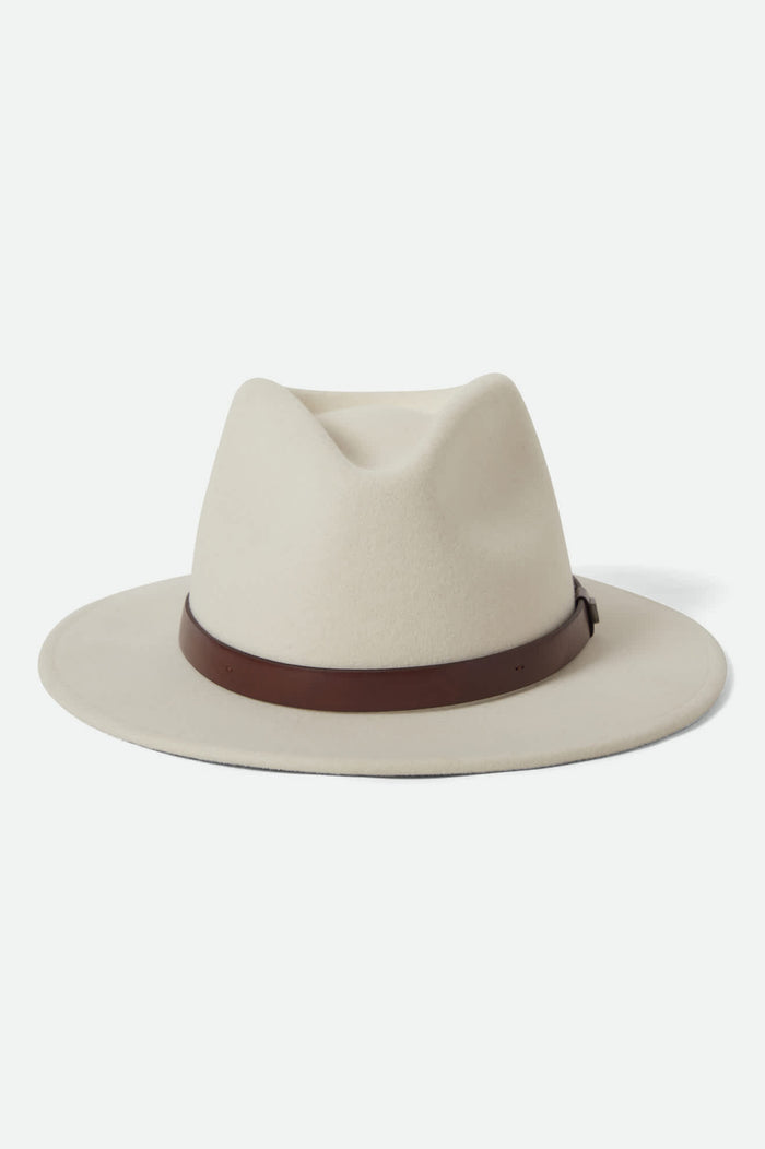 Unisex Messer Fedora in the color Off White - Additional Laydown image
