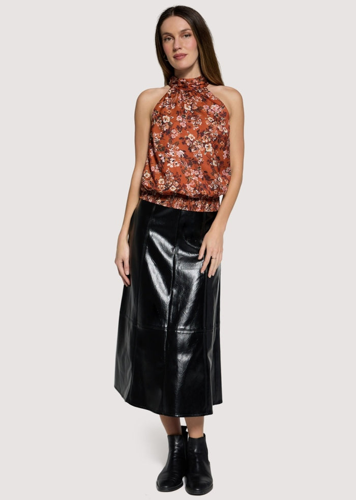 Midnight Poem Midi Skirt