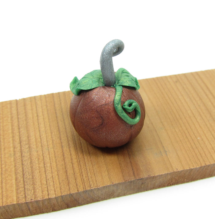 Dollhouse miniature pumpkin figurine