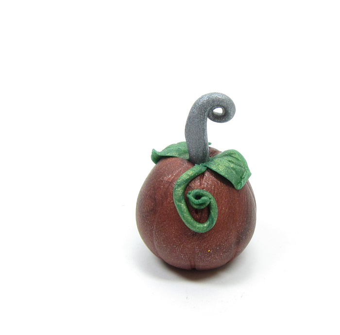 Polymer clay miniature dollhouse pumpkin
