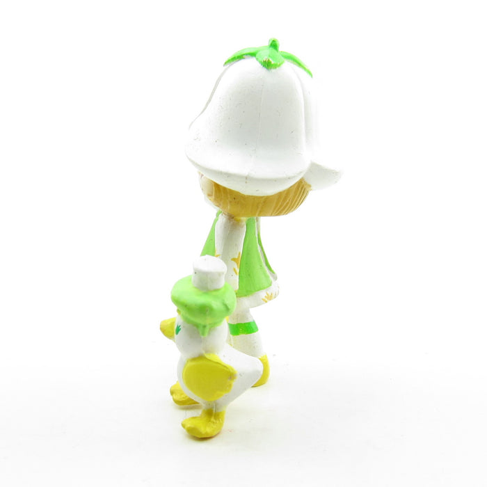 Strawberry Shortcake Mint Tulip figurine with Marsh Mallard duck