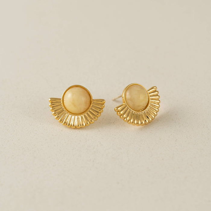 Moonpetal Stud Earrings