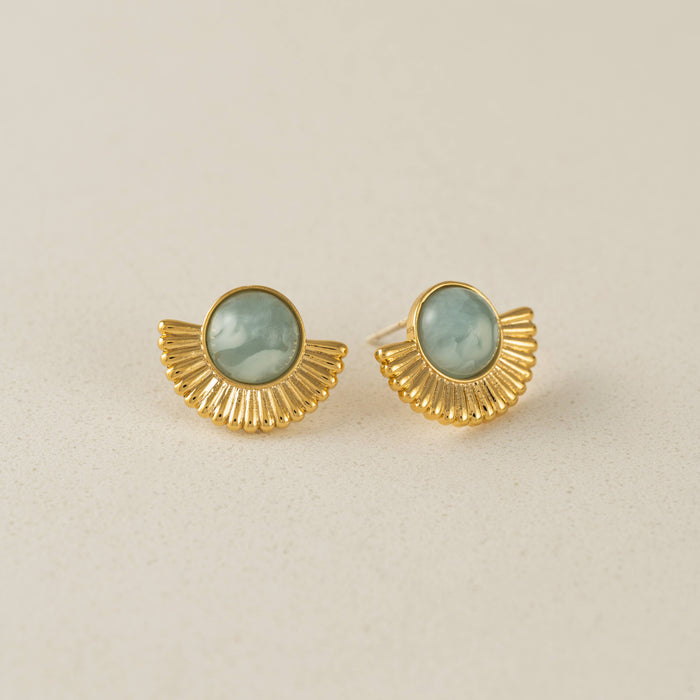 Moonpetal Stud Earrings
