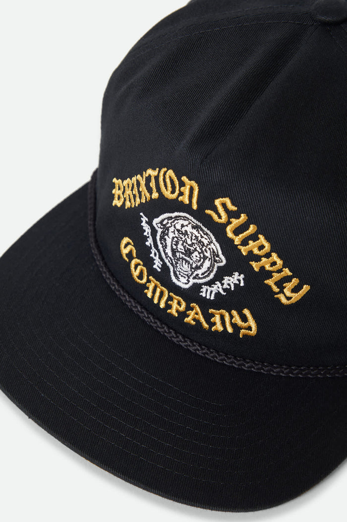 Unisex Morado Snapback in the color Black - Additional Laydown image