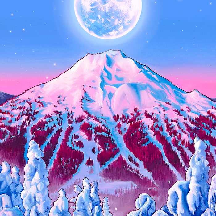 Mt. Bachelor Alpenglow by Rachel Pohl