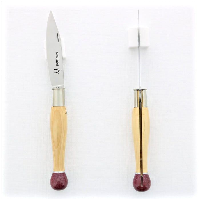 Nontron Pocket Knife No25 - Amaranth Ball Handle