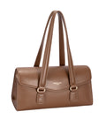 Nova Leathers Long Half Flap Short Shoulder Cocoa Brown (CM7768)