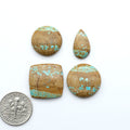 Number 8 Turquoise Cabochons have been selected for their quality and unique appearance. Don't miss the chance to add a one-of-a-kind piece to your collection.