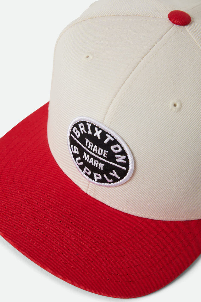 Men's Oath III Snapback in the color Whitecap/Adrenaline Rush - Additional Laydown image