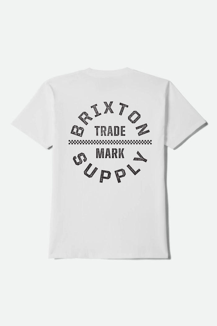 Oath V Short Sleeve T-Shirt - White/Black/Checkered