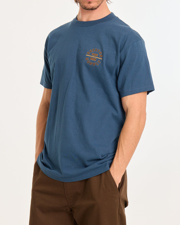 Oath V Standard T-Shirt - Harbor Blue/Sauterne Yellow/Black