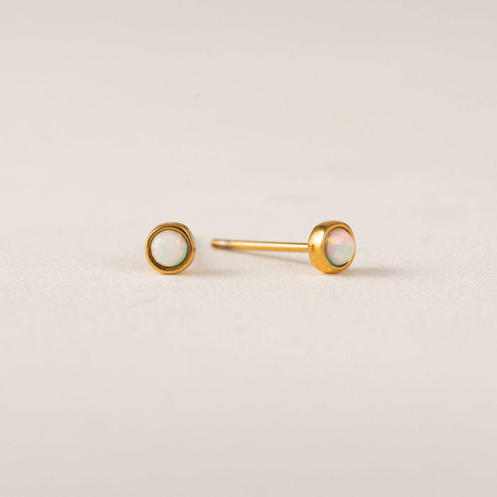 Opal Stud Earrings