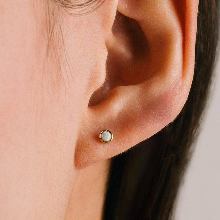 Opal Stud Earrings