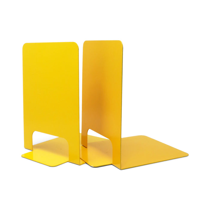 Pair of Yellow Metal Bookends by Jorgen Moller for Torben Orskov