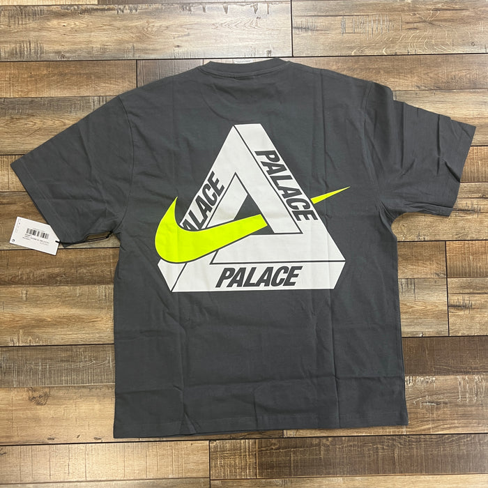 Palace x Nike Tri Swoosh T-Shirt Charcoal