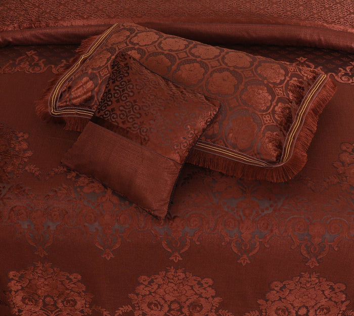 Palachi Velvet & Leather Bed Sheet Set – 4 Pcs Design Code 564 - Nishat Creative Store