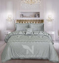 Palachi Velvet & Leather Bed Sheet Set – 4 Pcs Design Code 566 - Nishat Creative Store