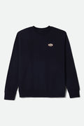 Men's Parson Patch Crew in the color Classic Navy - Front Product View
