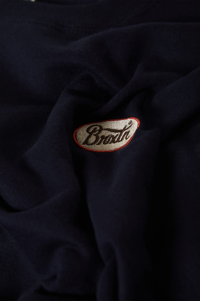 Men's Parson Patch Crew in the color Classic Navy - Additional Laydown image