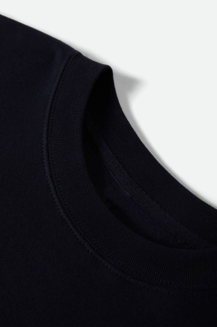 Men's Parson Patch Crew in the color Classic Navy - Additional Laydown image
